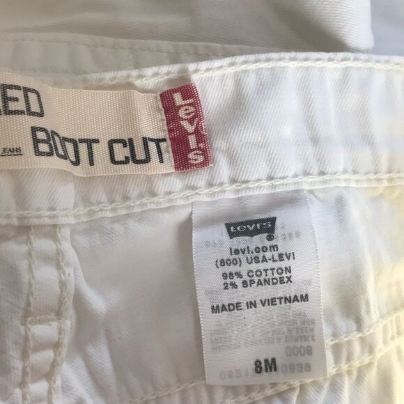 Rare Vintage White Tag 80s Levi’s 550 RELAXED Women BOOT CUT JEANS 8 - Picture 16 of 16